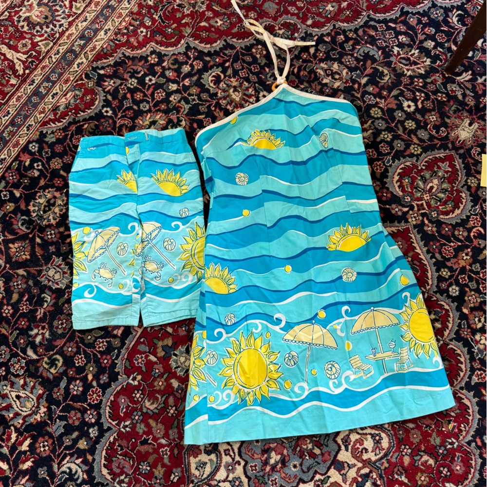 Lilly Pulitzer mom and me dress and pants